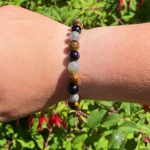 Bracelet mix de trois pierres